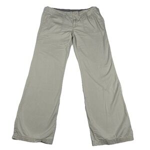 Prana Pants Womens Size 12 Beige Hiking‎ Outdoor Breathe Pockets Lightweight
